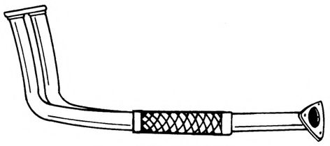 Труба выхлопного газа AKS DASIS SG16134
