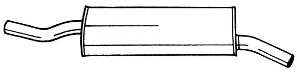 Глушитель выхлопных газов конечный AKS DASIS SG15631