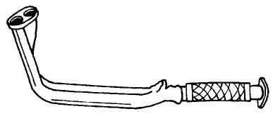 Труба выхлопного газа AKS DASIS SG12184