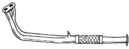 Труба выхлопного газа AKS DASIS SG12159