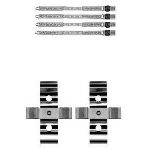 Комплектующие, колодки дискового тормоза DELPHI LX0604