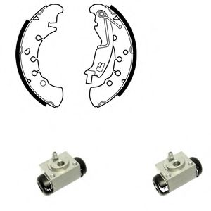 Комплект тормозных колодок DELPHI KP1099