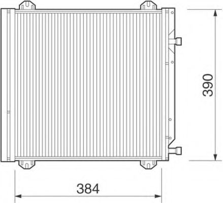 Конденсатор, кондиционер MAGNETI MARELLI 350203218000