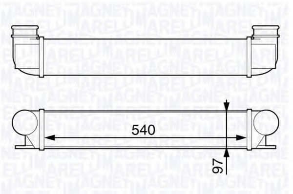 Интеркулер MAGNETI MARELLI 351319202330