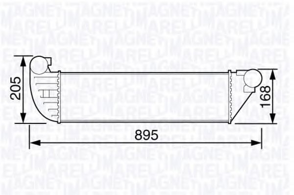 Интеркулер MAGNETI MARELLI 351319203580