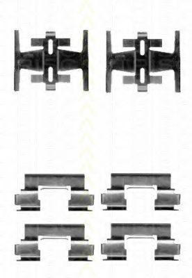 Комплектующие, колодки дискового тормоза OEMparts 45022SM2000