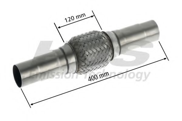 Гофрированная труба, выхлопная система HJS 83 00 8567