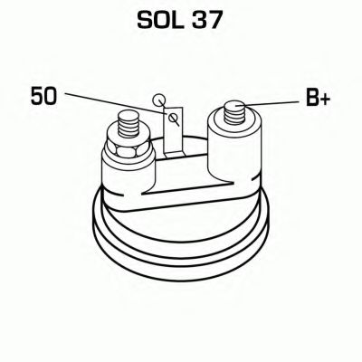 Стартер DELCO REMY DS1215