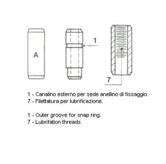 Направляющая втулка клапана FRECCIA 2184