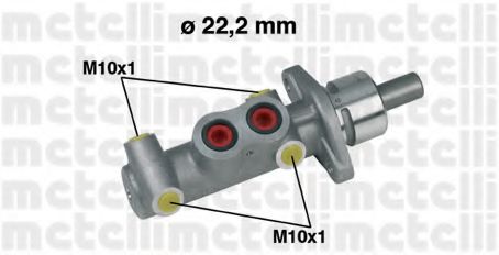 Главный тормозной цилиндр METELLI 05-0290