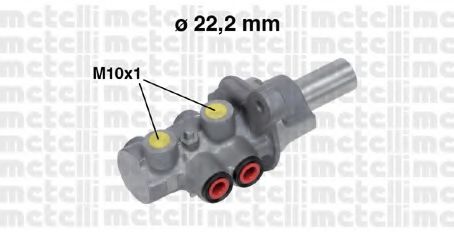 Главный тормозной цилиндр METELLI 05-0677