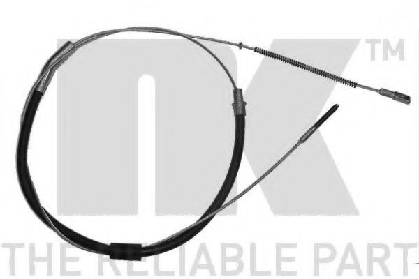 Трос, стояночная тормозная система METZGER 10700