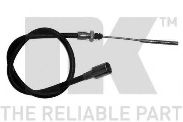 Трос, стояночная тормозная система EURODEAL AUTOPARTS 6599021