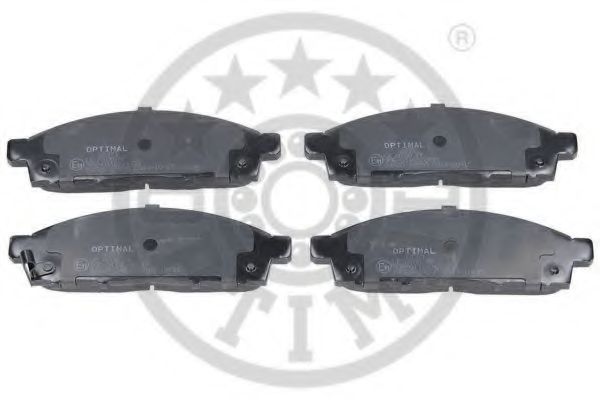 Комплект тормозных колодок, дисковый тормоз OPTIMAL 12371