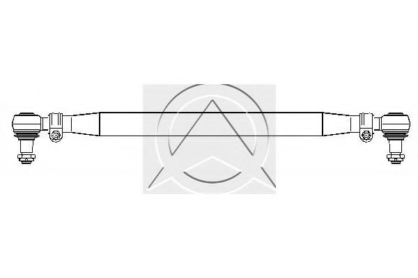 Поперечная рулевая тяга SIDEM 44431