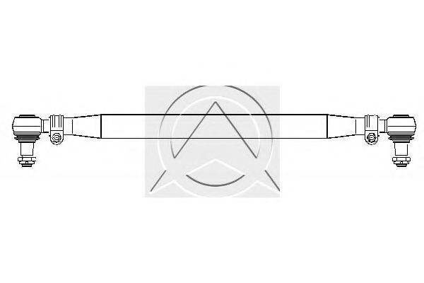 Поперечная рулевая тяга SIDEM 44631