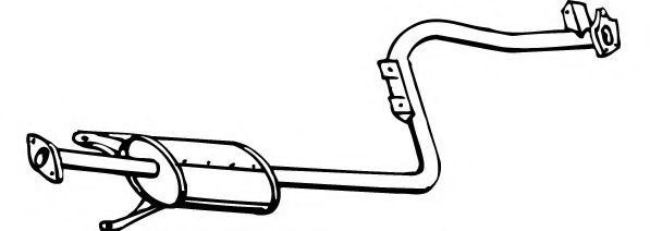 Средний глушитель выхлопных газов FONOS 612689