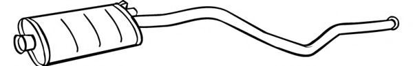 Средний глушитель выхлопных газов FONOS 615114