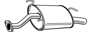 Глушитель выхлопных газов конечный FONOS 615241