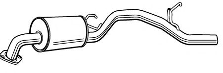 Глушитель выхлопных газов конечный FONOS 620865