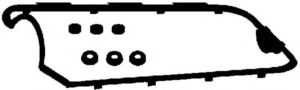 Комплект прокладок, крышка головки цилиндра AJUSA 56006300