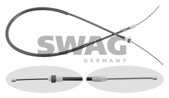 Трос, стояночная тормозная система SWAG 62 92 9363