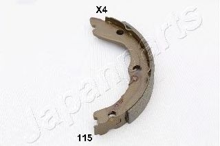 Комплект тормозных колодок, стояночная тормозная система JAPANPARTS GF-115AF