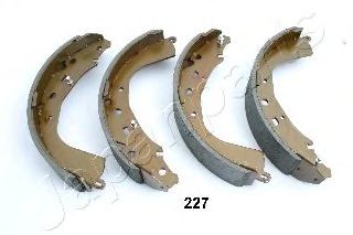 Комплект тормозных колодок, стояночная тормозная система JAPANPARTS GF-227AF
