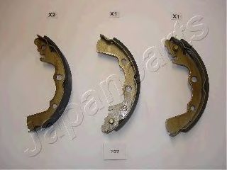 Комплект тормозных колодок JAPANPARTS GF-707AF