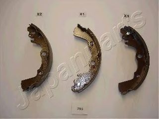 Комплект тормозных колодок JAPANPARTS GF-799AF