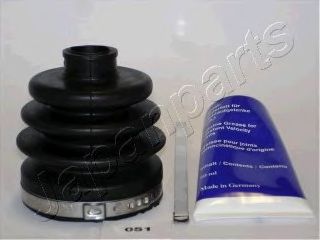 Комплект пылника, приводной вал JAPANPARTS KB-051