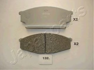 Комплект тормозных колодок, дисковый тормоз JAPANPARTS PA-132AF
