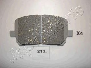Комплект тормозных колодок, дисковый тормоз JAPANPARTS PA-213AF