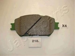 Комплект тормозных колодок, дисковый тормоз JAPANPARTS PA-218AF