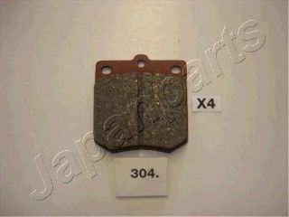 Комплект тормозных колодок, дисковый тормоз JAPANPARTS PA-304AF
