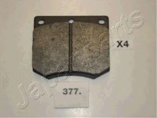 Комплект тормозных колодок, дисковый тормоз JAPANPARTS PA-377AF