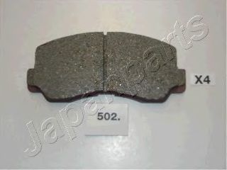 Комплект тормозных колодок, дисковый тормоз JAPANPARTS PA-502AF