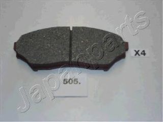 Комплект тормозных колодок, дисковый тормоз JAPANPARTS PA-505AF