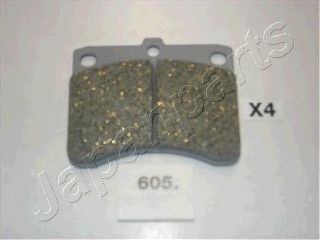 Комплект тормозных колодок, дисковый тормоз JAPANPARTS PA-605AF