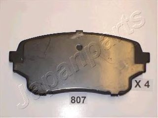 Комплект тормозных колодок, дисковый тормоз JAPANPARTS PA-807AF