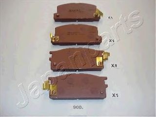 Комплект тормозных колодок, дисковый тормоз JAPANPARTS PA-900AF