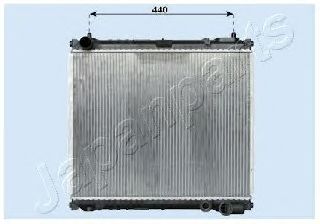 Радиатор, охлаждение двигателя JAPANPARTS RDA142007