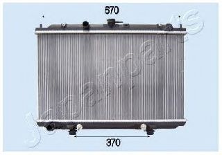 Радиатор, охлаждение двигателя JAPANPARTS RDA213043