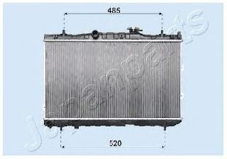 Радиатор, охлаждение двигателя JAPANPARTS RDA333030