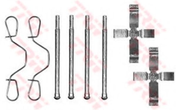 Комплектующие, колодки дискового тормоза TRW PFK54