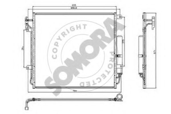 Конденсатор, кондиционер SOMORA 152360