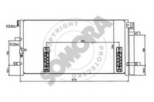 Конденсатор, кондиционер SOMORA 021760