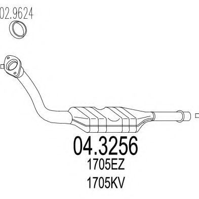 Катализатор MTS 04.3256