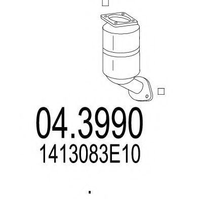 Катализатор MTS 04.3990