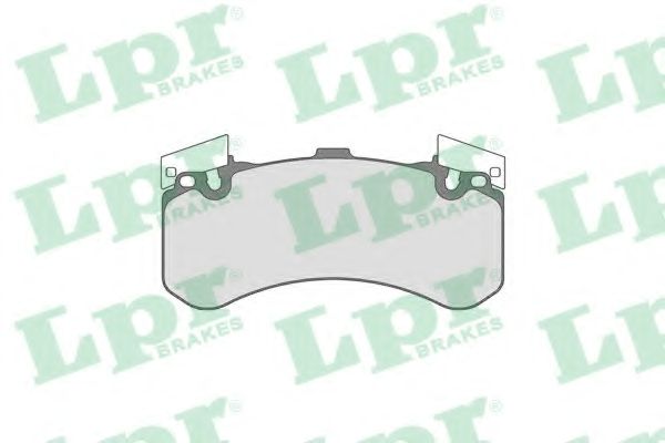 Комплект тормозных колодок, дисковый тормоз LPR 24847